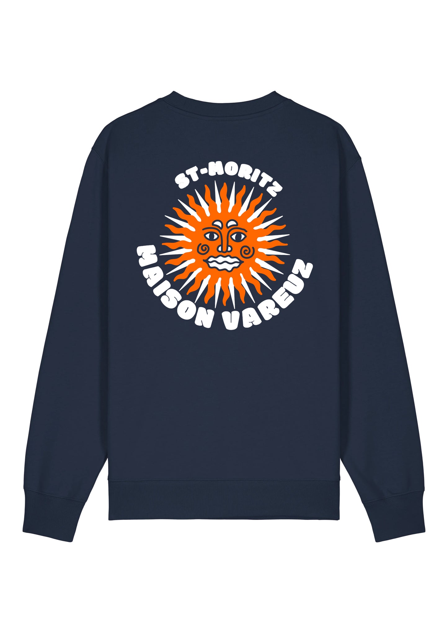 SWEAT SAINT-MORITZ BLEU "SUN"