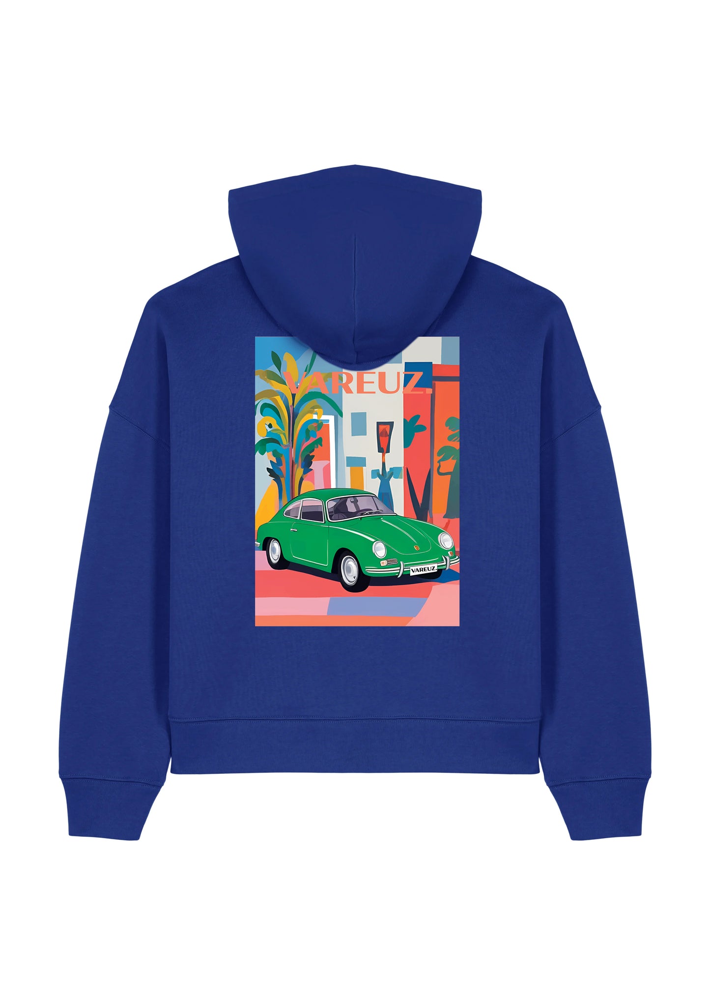 SWEAT CAPUCHE FEMME "PORSCHE VERTE"