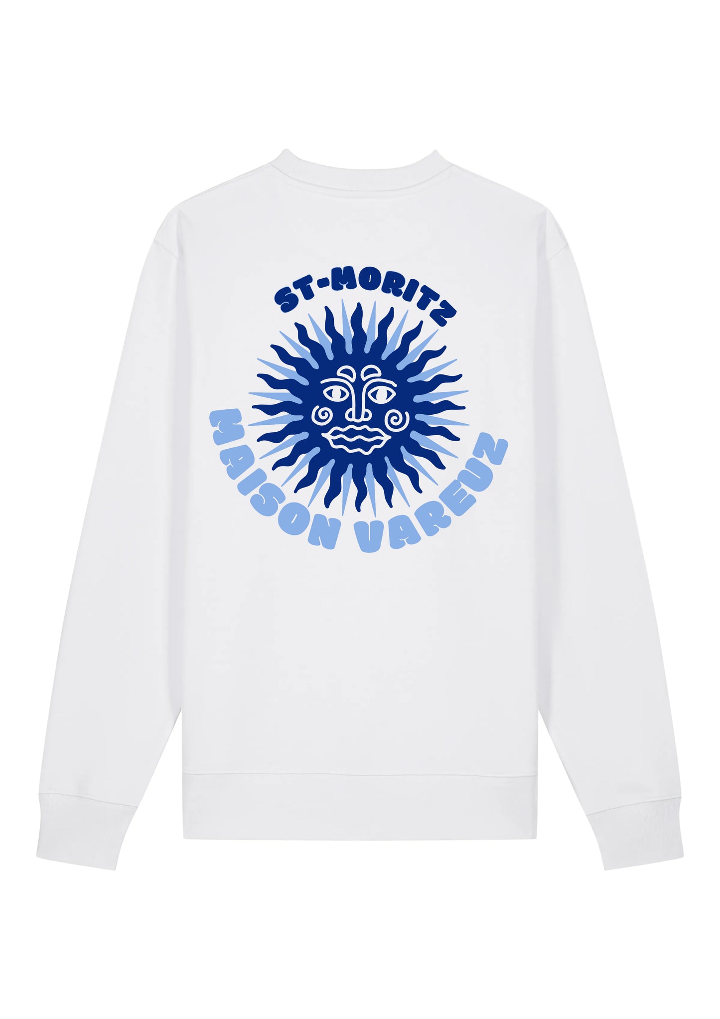 SWEAT SAINT-MORITZ BLANC "SUN"